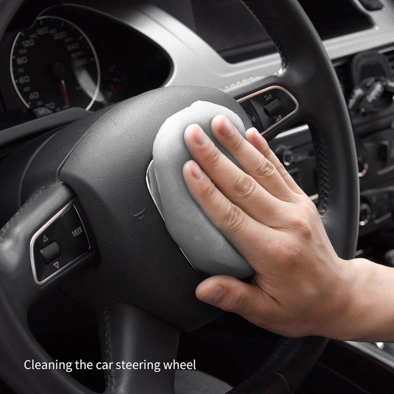 CLICK CLEAN Cleaning Gel for Car, 7oz Car Detailing Tools, Cleaning Putty Gel, Car Interior Cleaner Universal Dust Cleaner for Keyboard, Laptop, Air Vents - Image 4